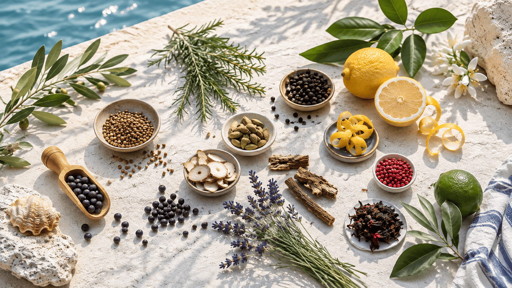 Botaniche, spezie, erbe e agrumi dell'Atlante delle Botaniche