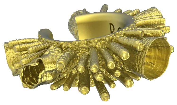 Anello di corallo Poseidon Gin