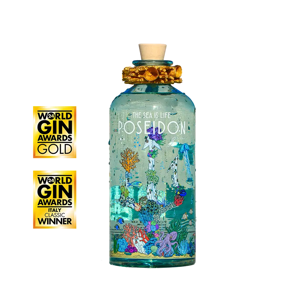 Poseidon Gin italiano premium ispirato al mare